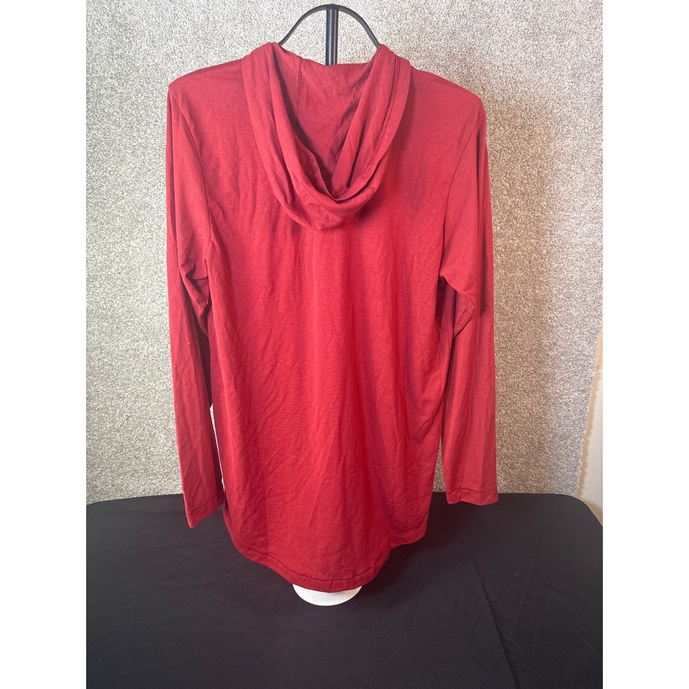 Nike Men's USC Trojans NCAA Hooded Long Sleeve T-Shirt Cardinal Red Small - Picture 4 of 4